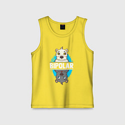 Детская майка Биполярный медведь