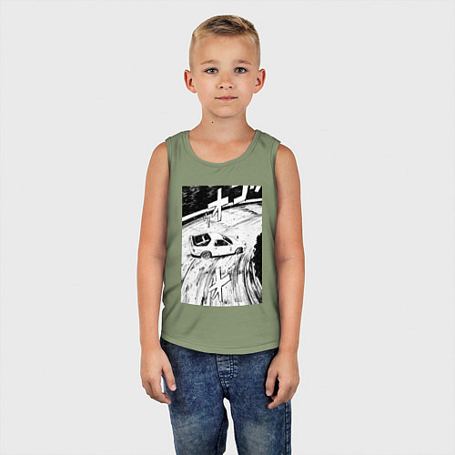 Детская майка Mazda RX-7 гоночный стиль / Авокадо – фото 5