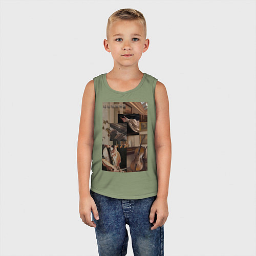 Детская майка Музыка эстетика / Авокадо – фото 5