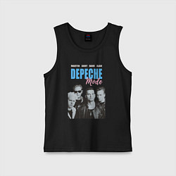 Майка детская хлопок Depeche Mode Vintage, цвет: черный