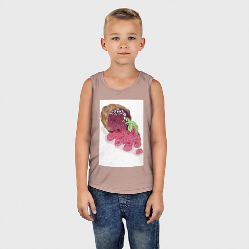 Детская майка Ну вот, рассыпала / Пыльно-розовый – фото 5