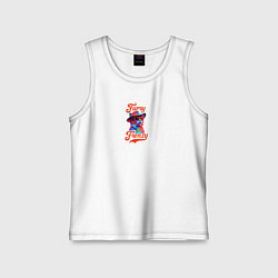 Детская майка Frenzy -кот в шляпе