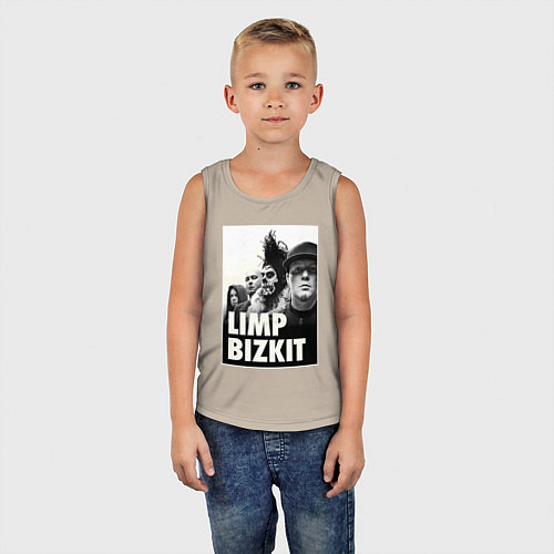 Детская майка Limp Bizkit all / Миндальный – фото 5