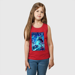 Майка детская хлопок Которо - коллаба мем, цвет: красный — фото 2