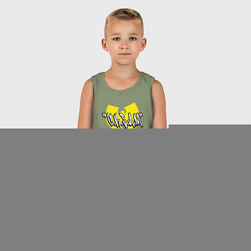 Детская майка Wu-Tang Clan cream / Авокадо – фото 5