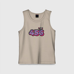 Майка детская хлопок Игрок 456, цвет: миндальный