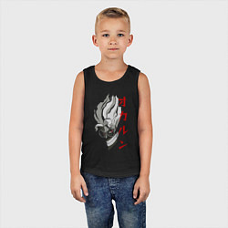 Майка детская хлопок Дандадан: Окарун, цвет: черный — фото 2