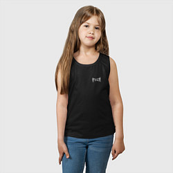 Майка детская хлопок Я русский - текстом рун, цвет: черный — фото 2