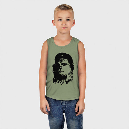 Детская майка Star wars - Chewie Guevara / Авокадо – фото 5