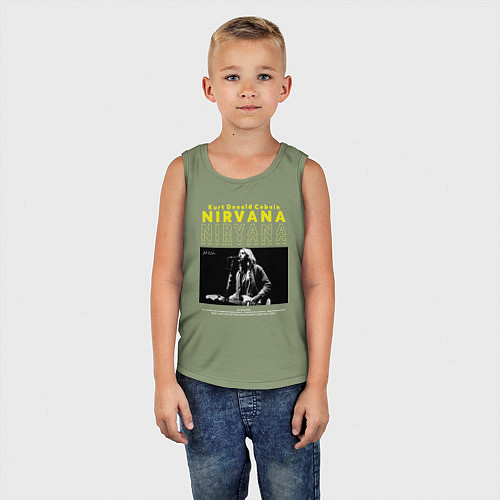 Детская майка Курт Кобейн Nirvana / Авокадо – фото 5