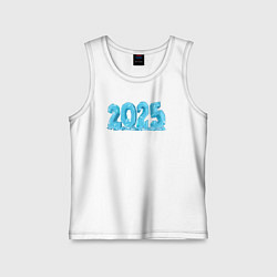 Майка детская хлопок Ice 2025, цвет: белый