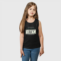 Майка детская хлопок Дурею с этой прикормки мем, цвет: черный — фото 2