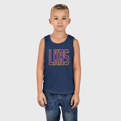 Детская майка Team LKRS / Тёмно-синий – фото 5