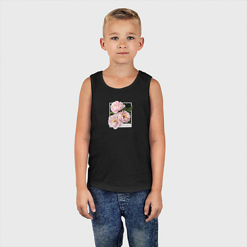 Детская майка Spring dream / Черный – фото 5