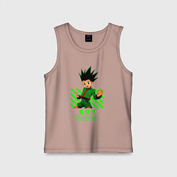 Майка детская хлопок Хантер хантер Гон, цвет: пыльно-розовый