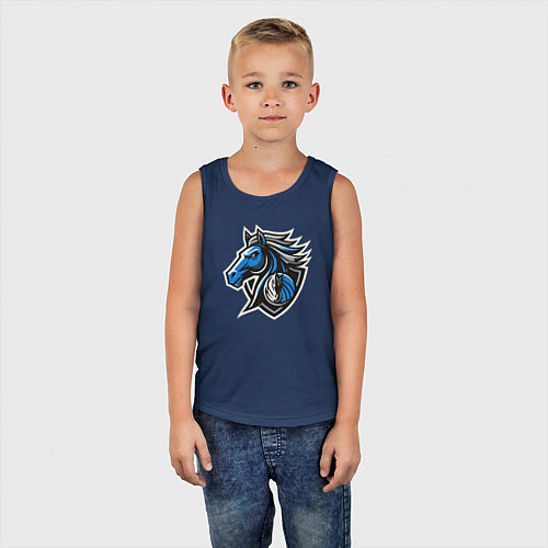 Детская майка Mavericks team / Тёмно-синий – фото 5