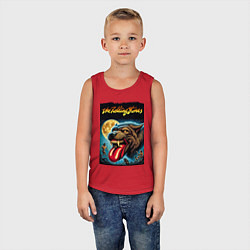 Майка детская хлопок The Rolling Stones - the beginning, цвет: красный — фото 2