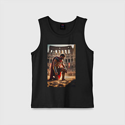 Майка детская хлопок Спартак в Колизее, цвет: черный