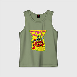 Майка детская хлопок Bucky ohare, цвет: авокадо