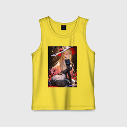Майка детская хлопок Марин Китагава косплей ведьмочки, цвет: желтый