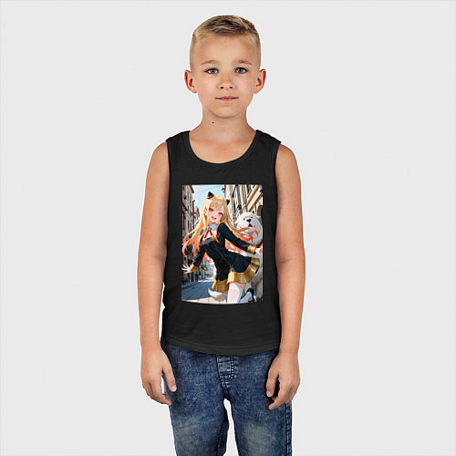 Детская майка Марин Китагава косплей Ани Форджер / Черный – фото 5