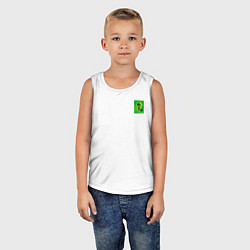 Майка детская хлопок Зелёный фонарь, цвет: белый — фото 2