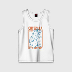 Детская майка Cutezilla lets destroy