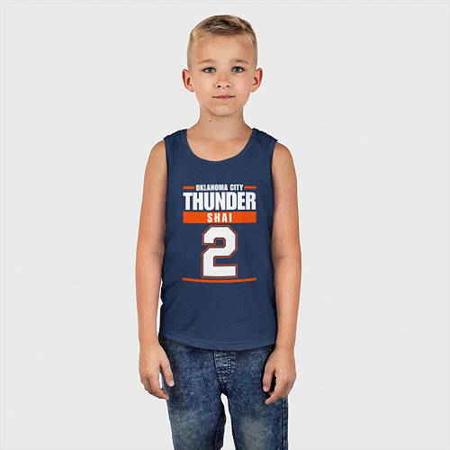 Детская майка Shai - Oklahoma Thunder / Тёмно-синий – фото 5