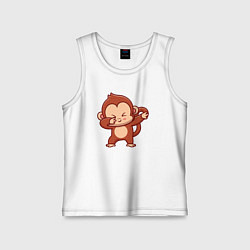 Детская майка Dabbing monkey