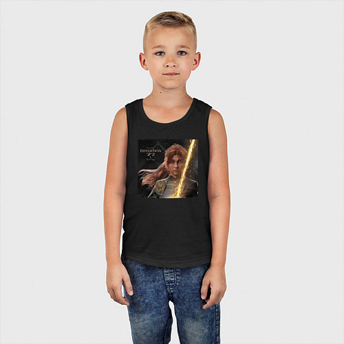 Детская майка Clair Obscur Expedition 33 Maelle / Черный – фото 5