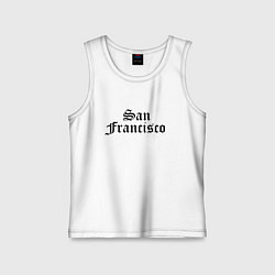 Детская майка San Francisco California - USA