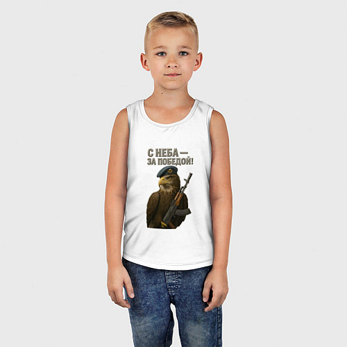 Детская майка Орел ВДВ / Белый – фото 5