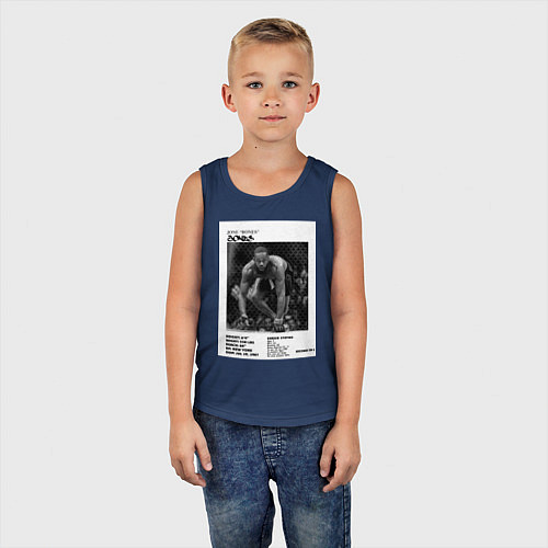Детская майка Джон Джонс постер / Тёмно-синий – фото 5