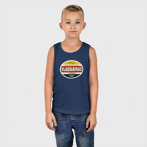 Детская майка Владикавказ Суперсерия / Тёмно-синий – фото 5
