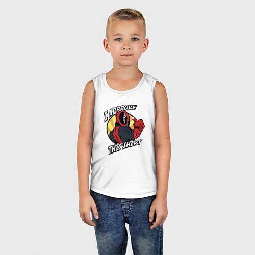 Детская майка Одобряю эту одёжку / Белый – фото 5