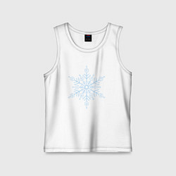 Майка детская хлопок Акадза 3 высшая луна, цвет: белый