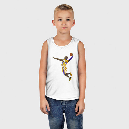 Детская майка Kobe Bryant dunker / Белый – фото 5