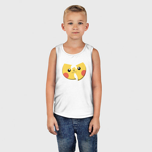 Детская майка Wu-tang Pikachu / Белый – фото 5