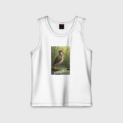 Детская майка Каждый кулик свое болото хвалит хаки