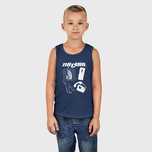 Детская майка The Cure group / Тёмно-синий – фото 5