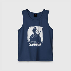 Детская майка Портрет самурая