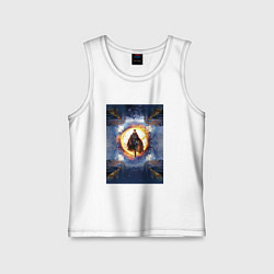 Майка детская хлопок Доктор Стрэндж, цвет: белый