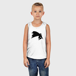 Майка детская хлопок Batman fight, цвет: белый — фото 2