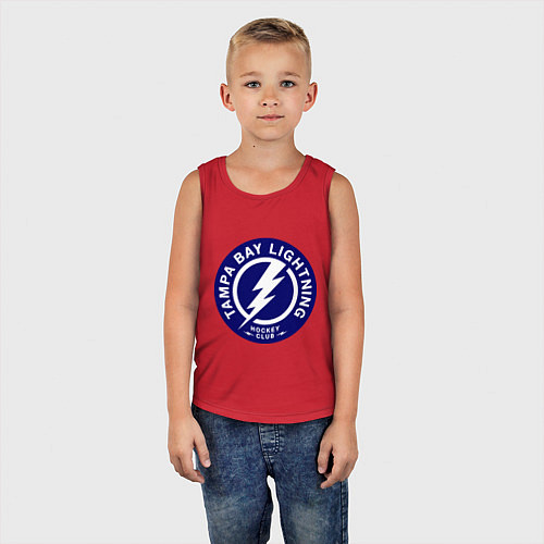 Детская майка HC Tampa Bay Lightning / Красный – фото 5