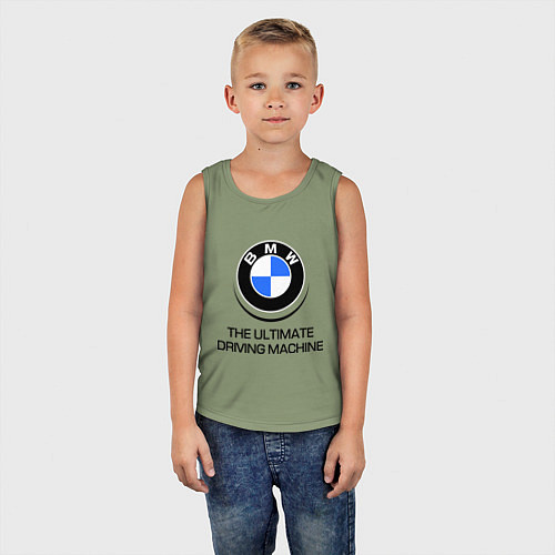 Детская майка BMW Driving Machine / Авокадо – фото 5