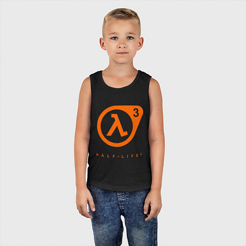 Детская майка Half-Life 3 / Черный – фото 5