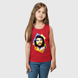 Майка детская хлопок Che Guevara Art, цвет: красный — фото 2