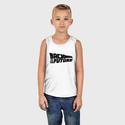 Детская майка Back to the future / Белый – фото 5