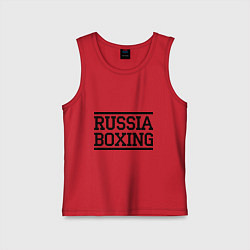 Детская майка Russia boxing