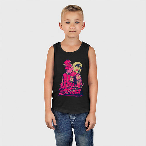 Детская майка Hooking Over People? / Черный – фото 5